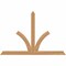 Ekena Millwork Richland Timber Gable Bracket, Western Red Cedar, 60"W x 40"H x 1 1/2"D x 3 1/2"F, 16/12 Pitch GBW060X40X0204RIC00SWR - alternate 1
